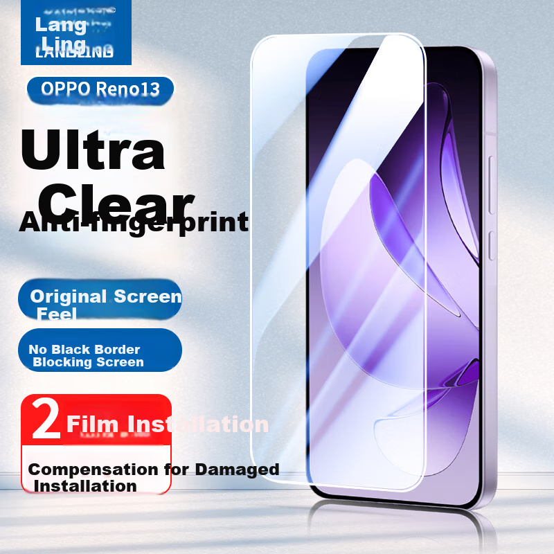 LANGLING Tempered Glass Protector for OPPO Reno13
