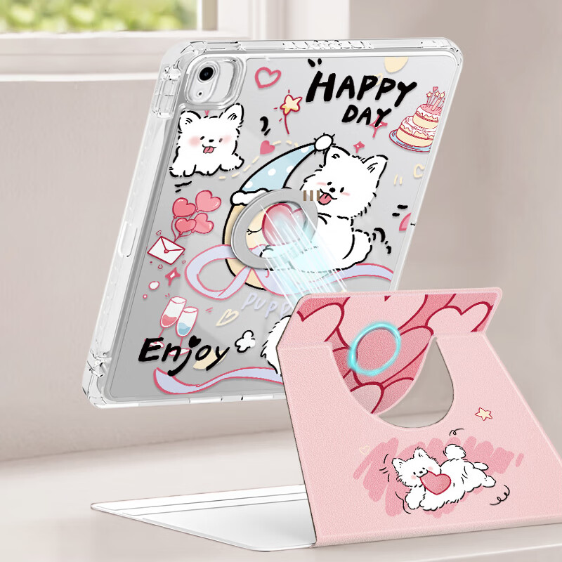 Asiwa iPad Air 11 Case - M4 Chip Compatible, Protective Cover with Detachable Magnet