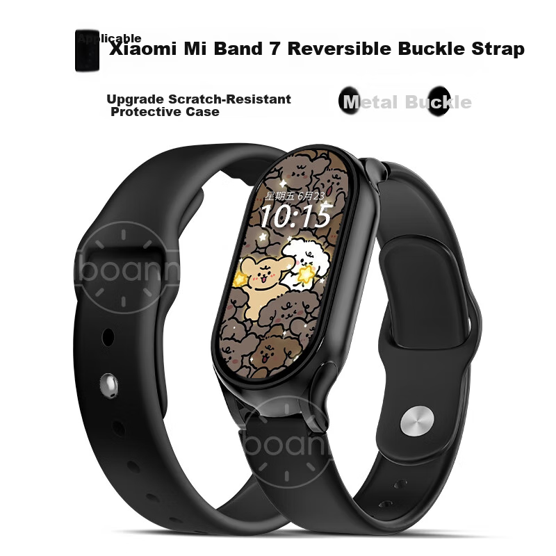 Iboann Xiaomi Band 7 Anti-Loss Strap with Reverse Buckle