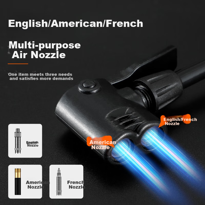 WestBiking High-Pressure Bicycle Pump with Barometer