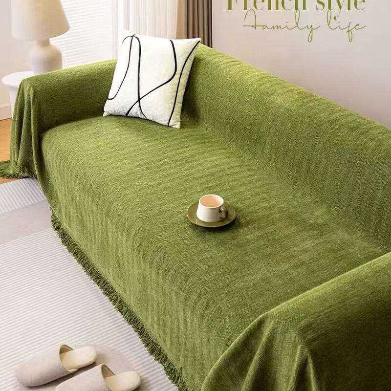 Jingxun Chenille Sofa Cushion - Non-Slip All-Season Cover