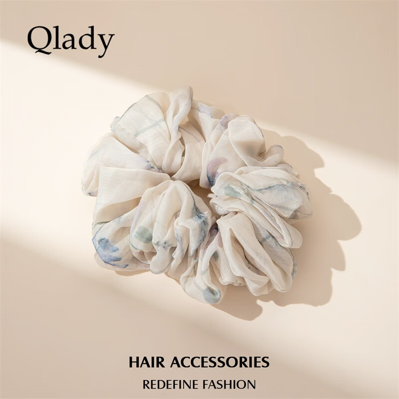 Qlady New Chinese-Style Ink Washed Hair Tie