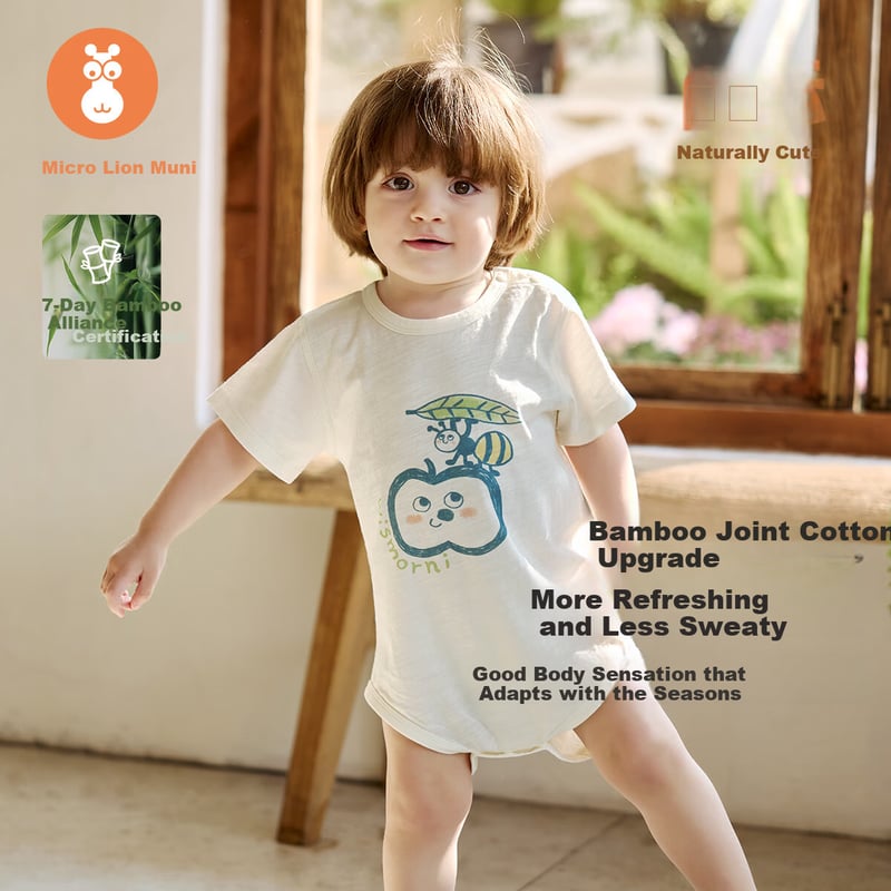 Wismorni Bamboo Baby Romper