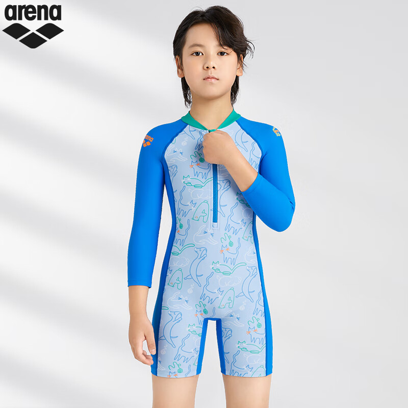 Arena Kids One-Piece Long-Sleeve Swimwear