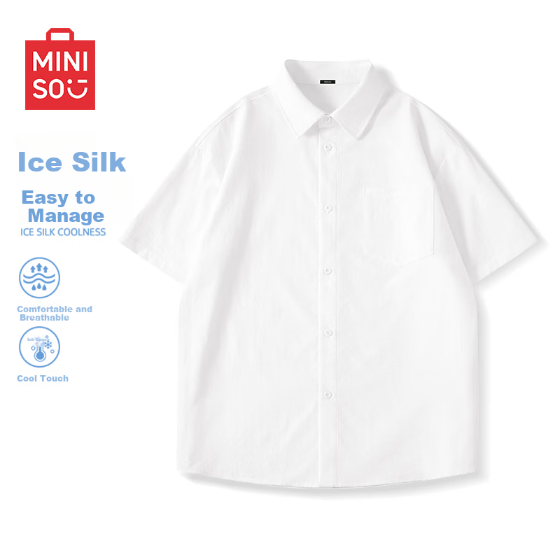 MINISO Ice Silk Short-Sleeve Shirt