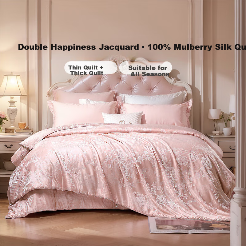 FUANNA 100% Mulberry Silk Comforter