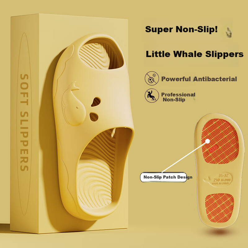 GUOLUOFEI Kids Cartoon Summer Slippers