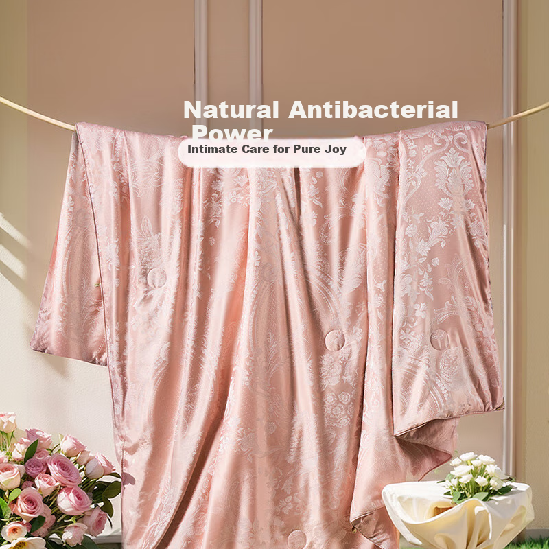 FUANNA 100% Mulberry Silk Comforter - Wedding Joy Quilt