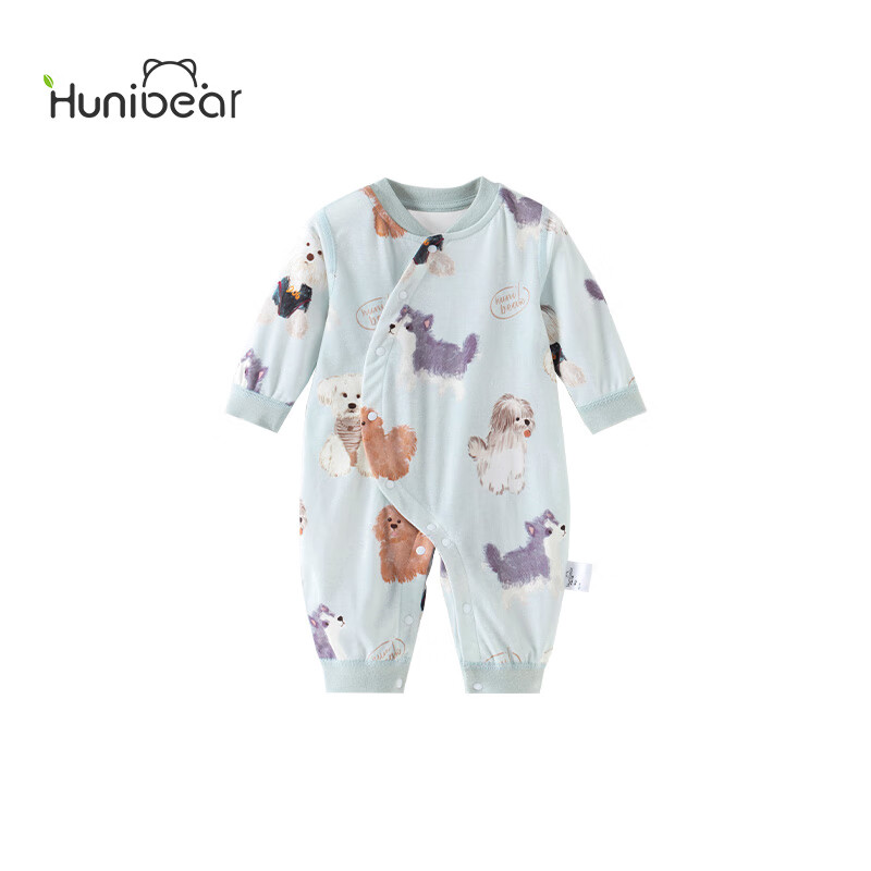 Huanxixiaoxiong Baby Girls' Autumn Pure Cotton Romper