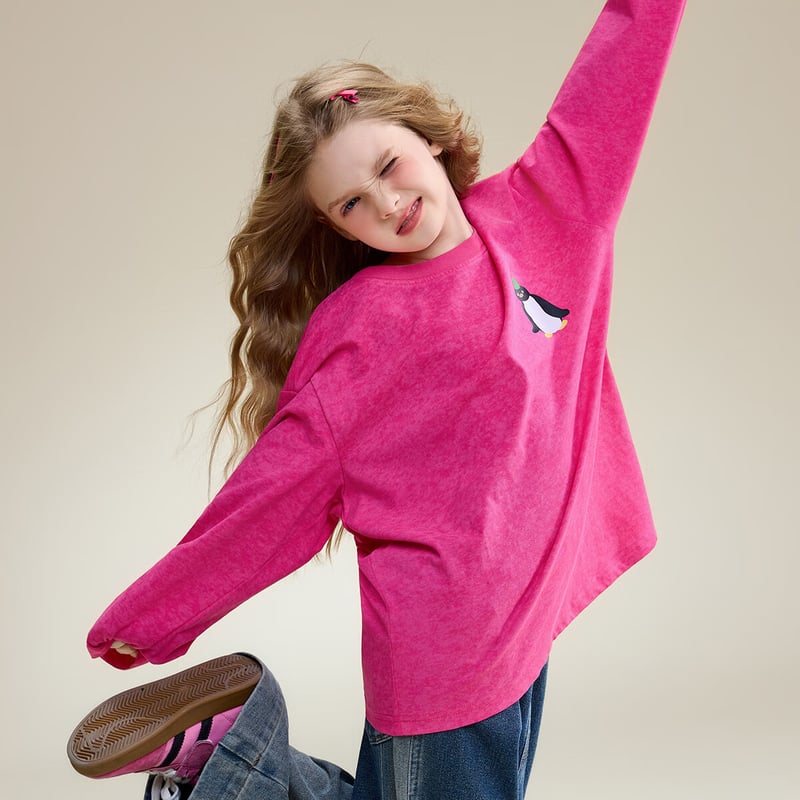 ASK JUNIOR Kids Long Sleeve T-Shirt 2025 Autumn