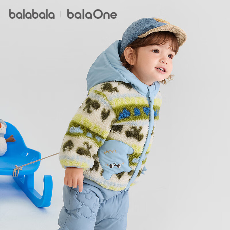 BALABALA Kids' Soft Fleece Coat 2025 Autumn Winter