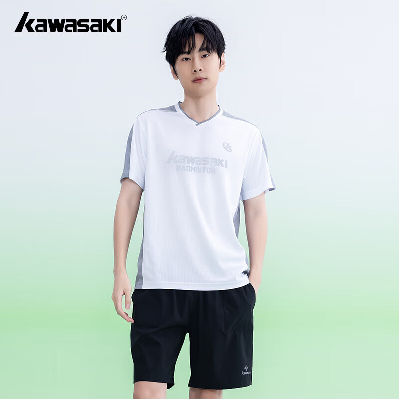 KAWASAKI Men's Quick-Dry Badminton T-Shirt