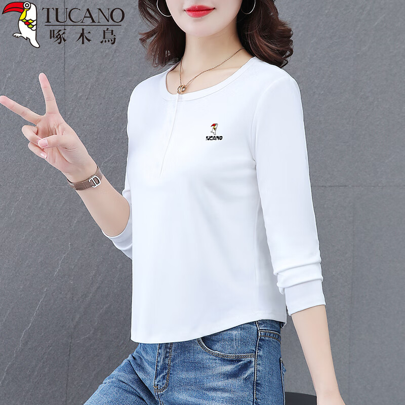 TUCANO Women's Pure Cotton Long Sleeve T-Shirt