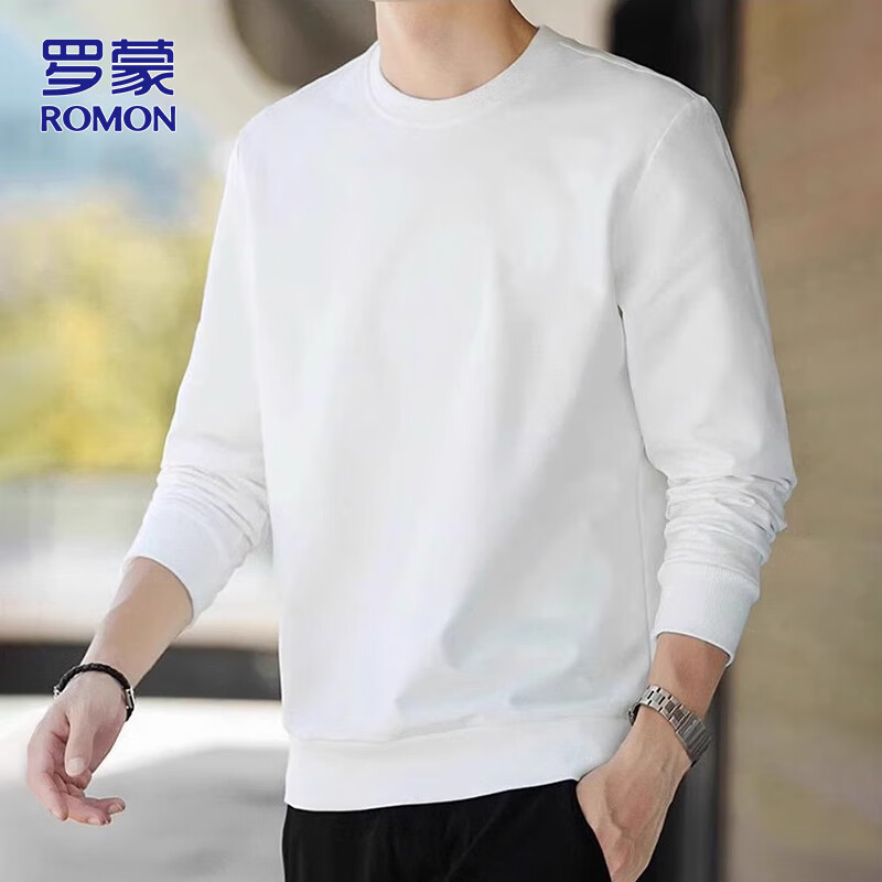 ROMON Men's Casual Long-Sleeve Sweatshirt Jacket