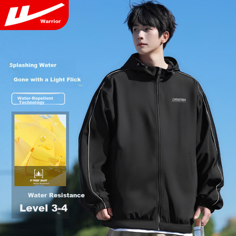 Warrior Men's Windproof Hooded Jacket