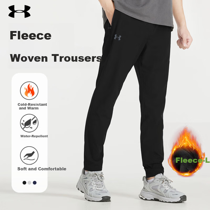 Under Armour Men's Fleece-Lined Woven Sweatpants