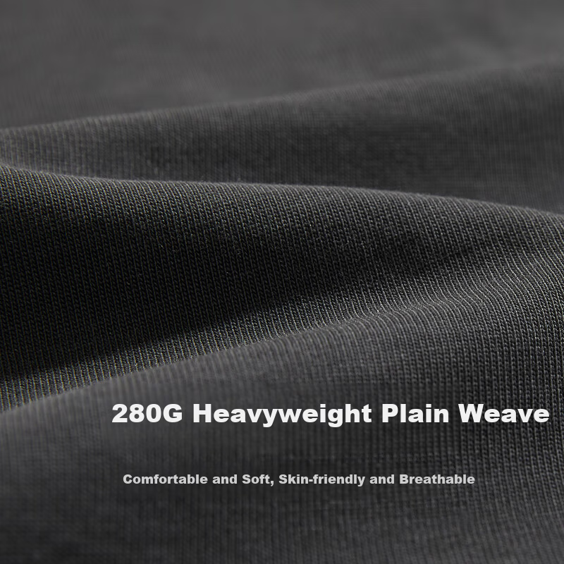 CABBEEN Heavyweight Colorblock Long Sleeve T-Shirt