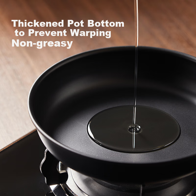 CaROTE Pure Iron Steak Skillet with Lid