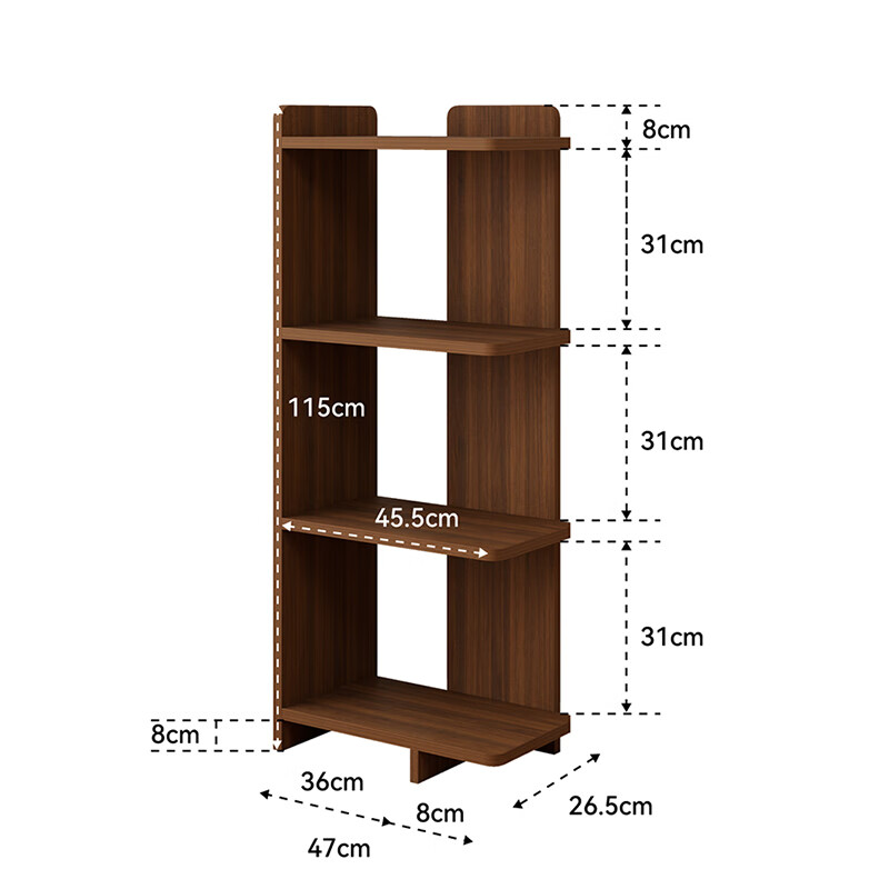 Shidaijiaju Corner Bookshelf