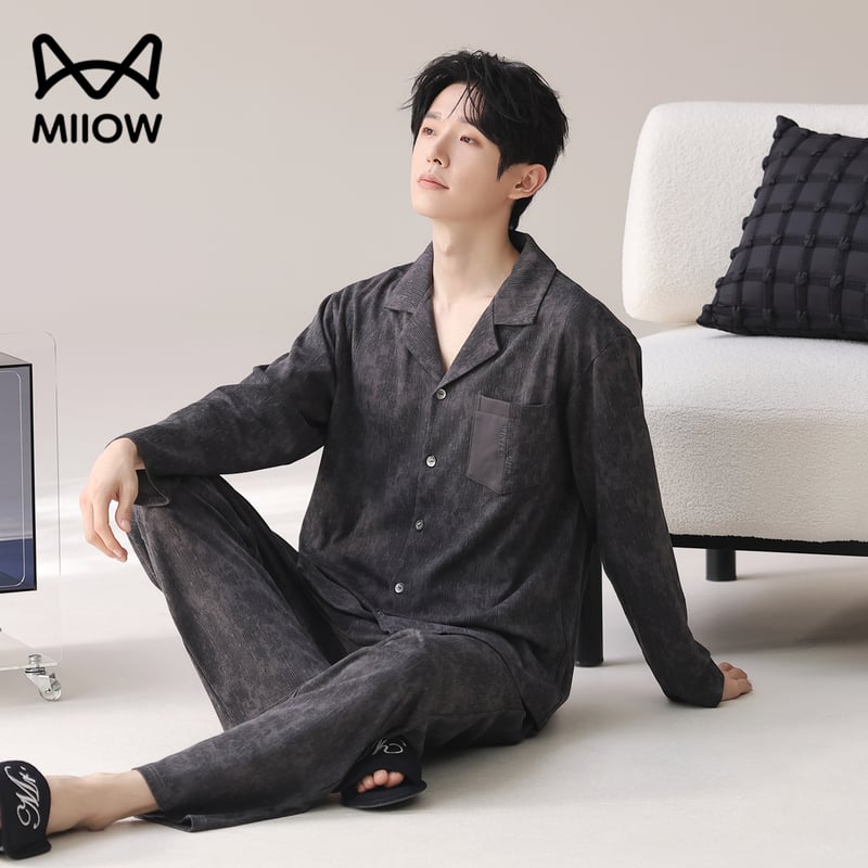 MiiOW Men's Pajamas - 2025 Warm Cotton Edition