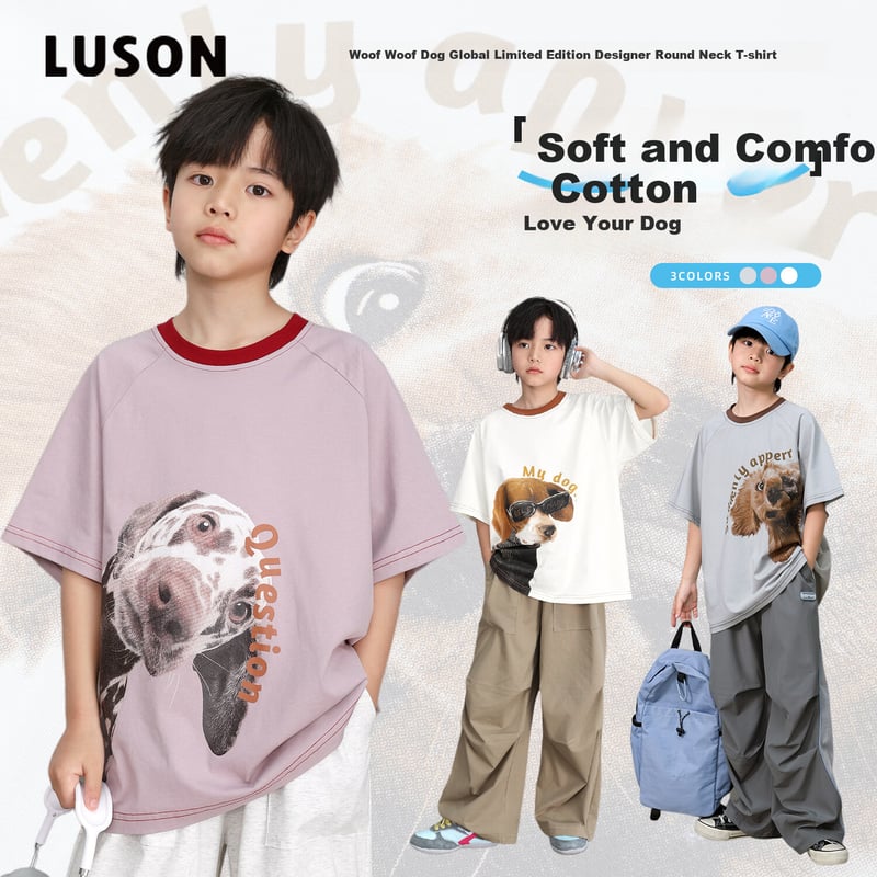 LUSON Kids Cartoon T-Shirt