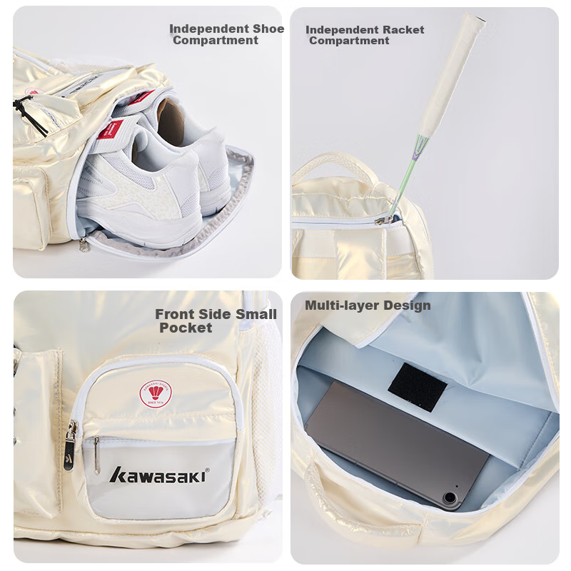 KAWASAKI Badminton Bag - Large Capacity Backpack