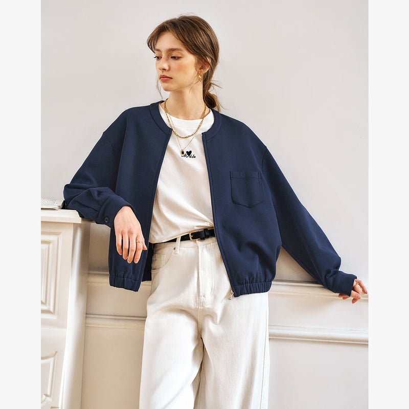Olrain Women's Casual Short Jacket