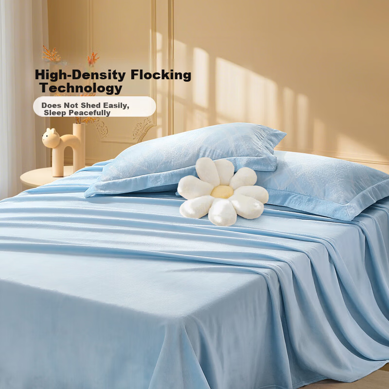 FUANNA Velvet Anti-Static Bed Sheet