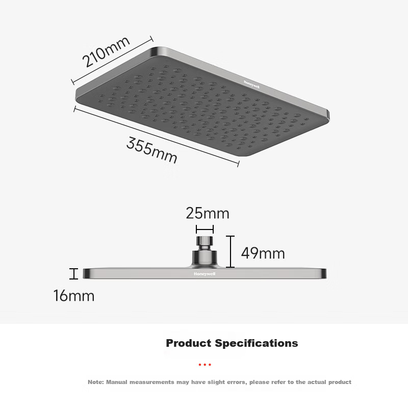 Honeywell High-Pressure Self-Cleaning Shower Head