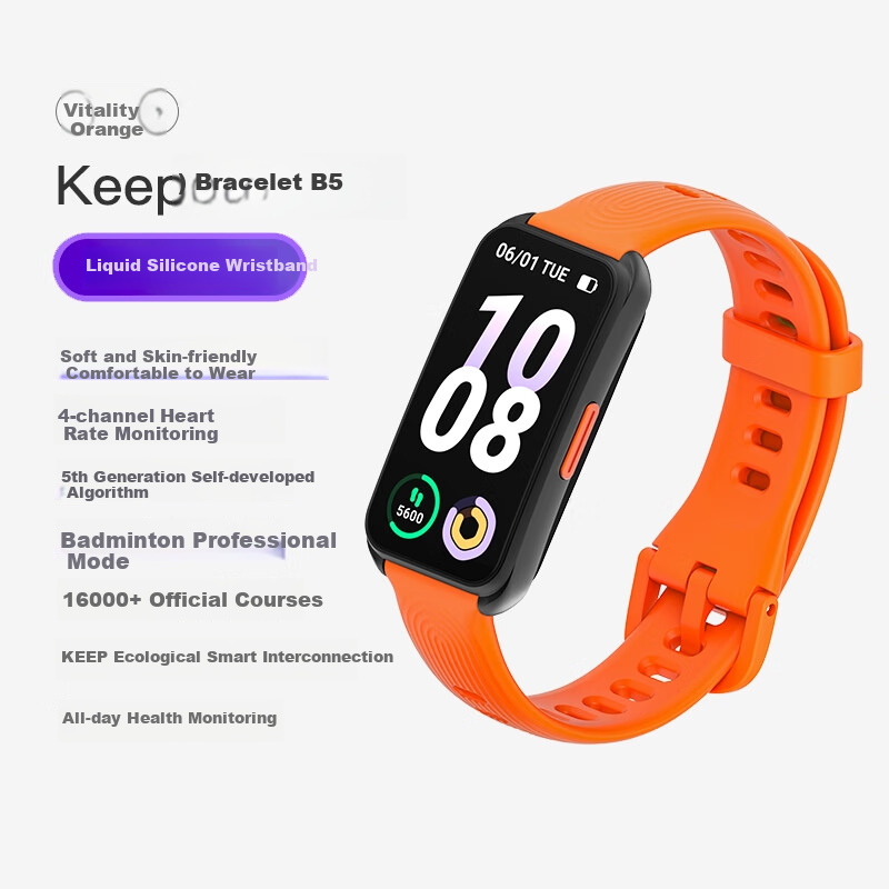Keep Smart Fitness Tracker with Blood Oxygen & Heart Rate Monitoring