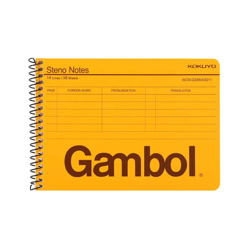 KOKUYO Spiral A7 Notebook Gambol Student Journal