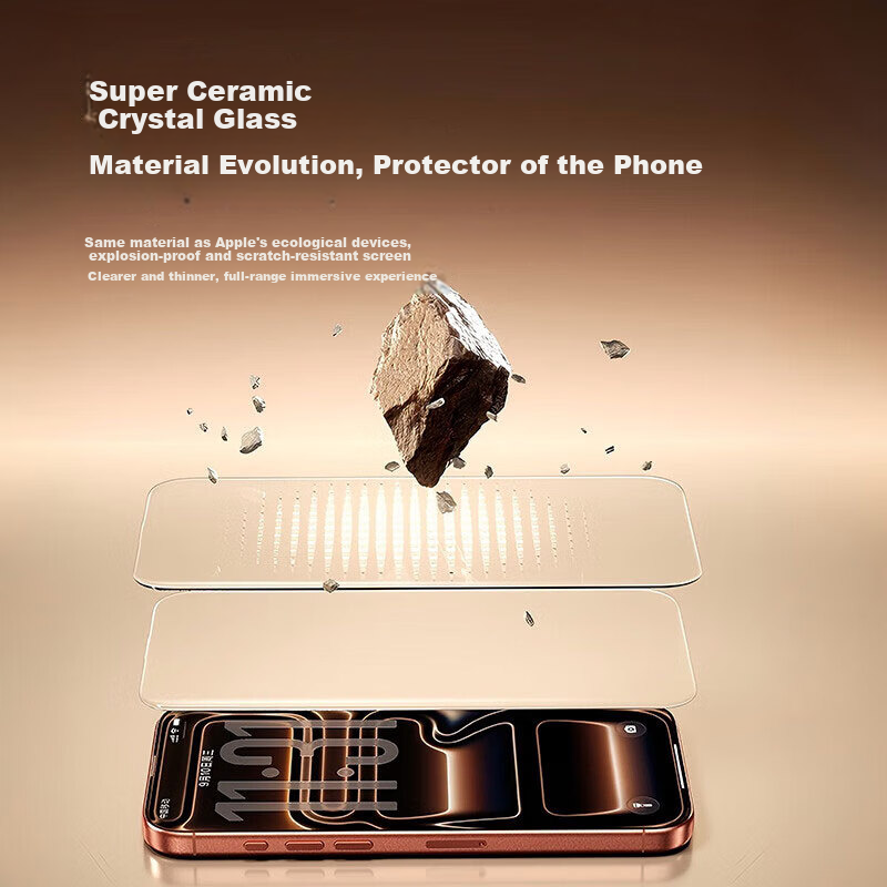 Baseus Ultra-Ceramic Tempered Glass Protector for iPhone 17 Pro Max