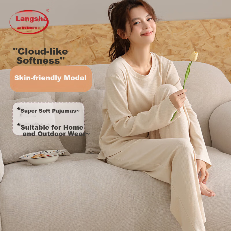 LangSha Women's Modal Sleepwear Pullover