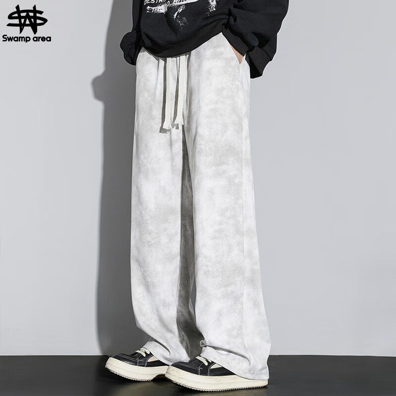 SWAMP AREA Tie-Dye Casual Pants