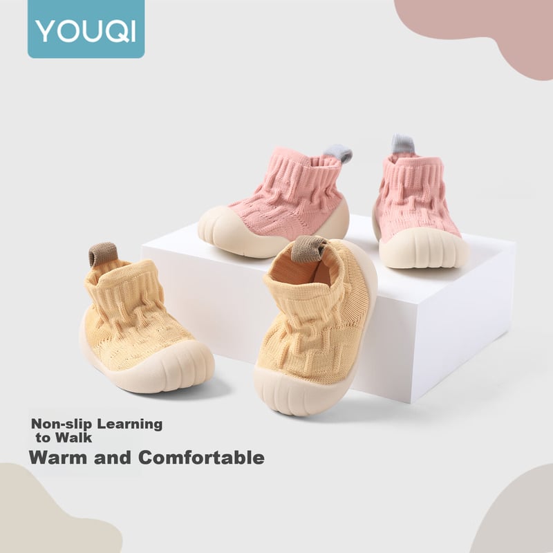 Youqi Baby Socks - Breathable Toddler Socks for Spring & Autumn