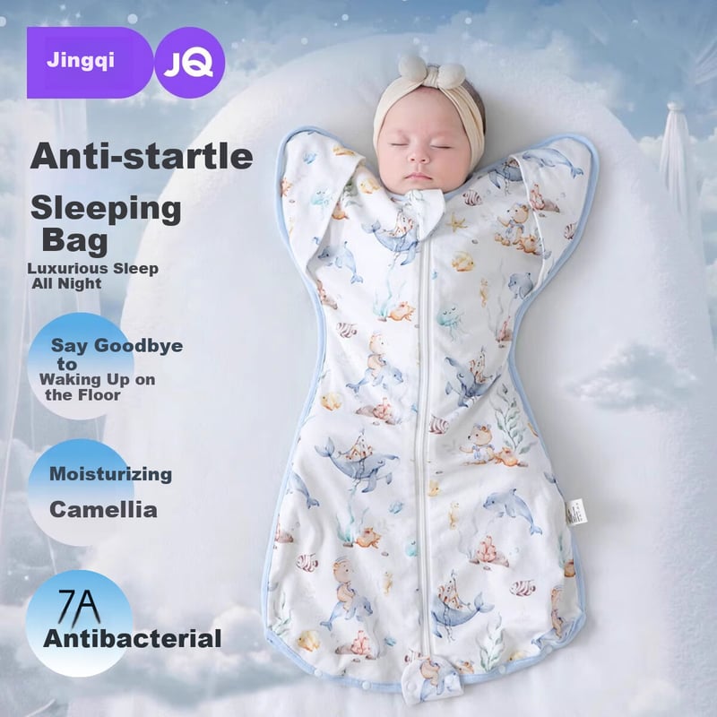 JOYNCLEON Baby Sleeping Bag Anti-Startle Swaddle