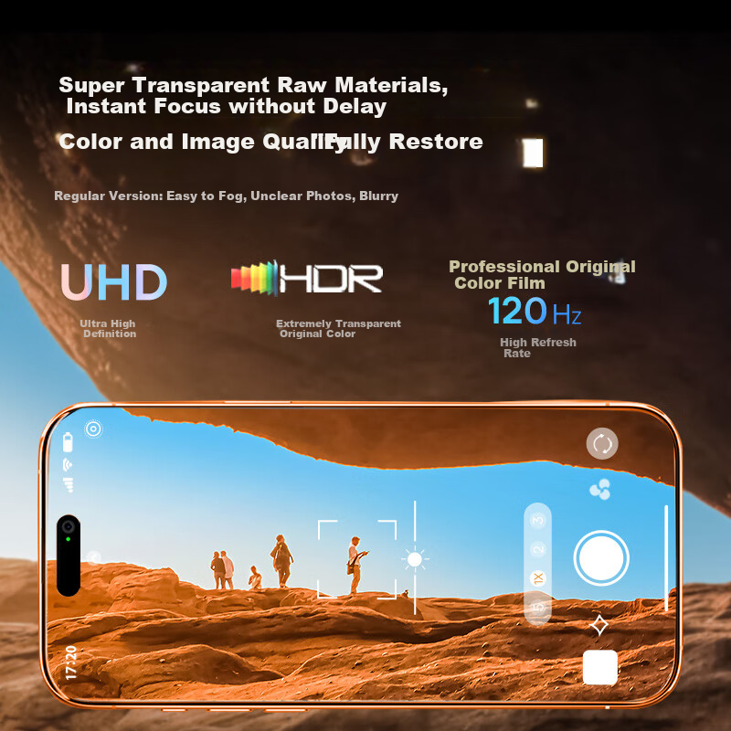 BASEUS AR Anti-Glare iPhone 17 Camera Protector