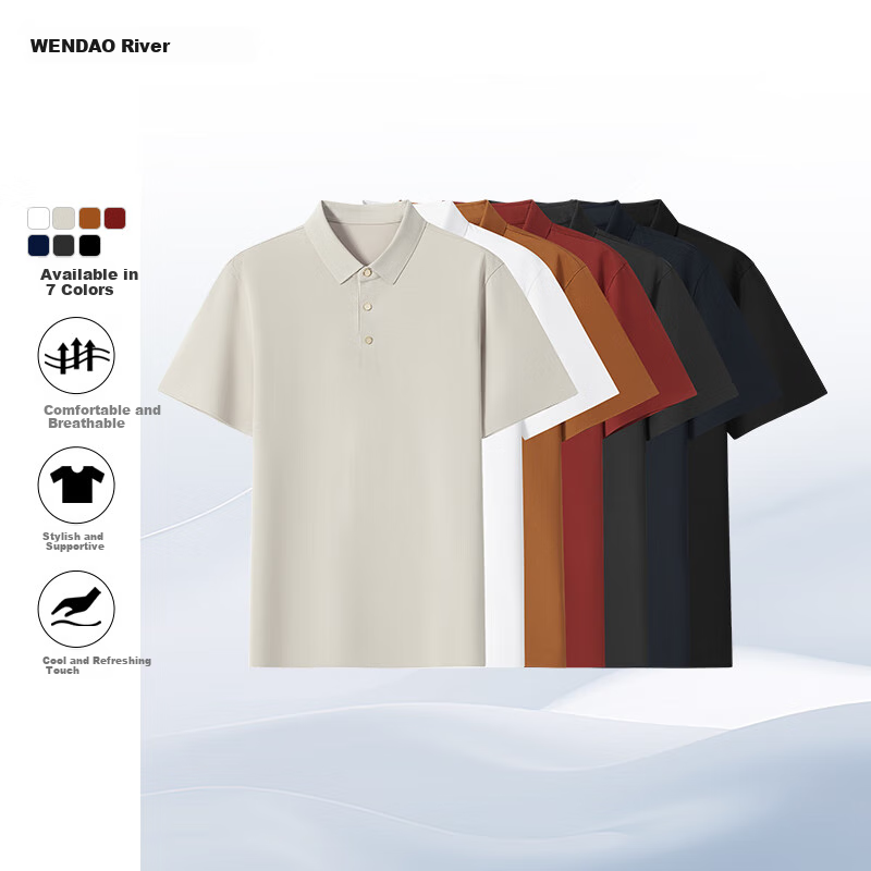 Wendao President Cashmere Silk Polo