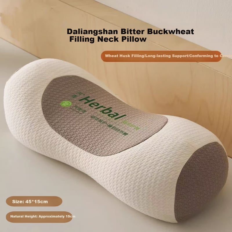 JEPPE Cervical Buckwheat Pillow for Neck Support