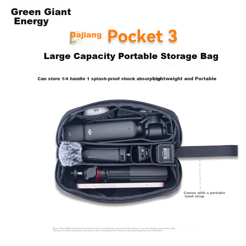 Llano Compatible Storage Bag for DJI Pocket 3 Full Protection
