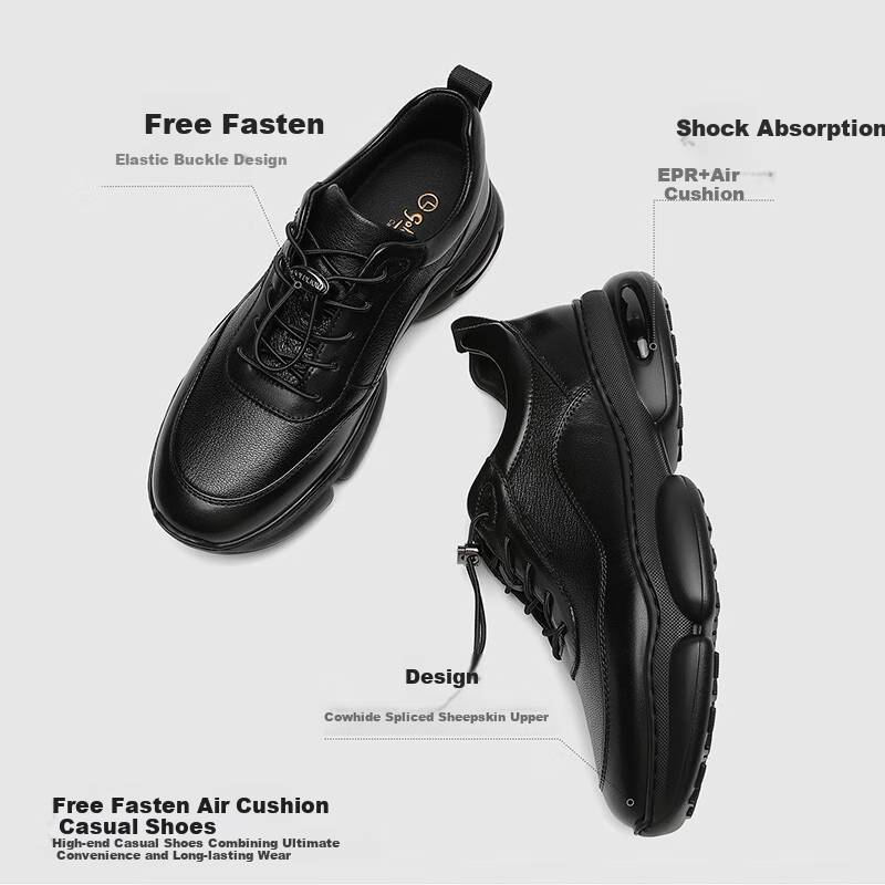 Goldlion Men's Air Cushion Casual Shoes - Comfortable & Stylish