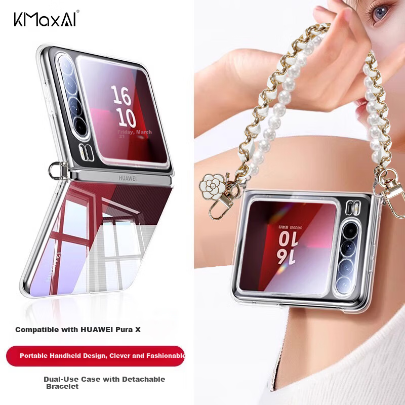 KMaxAI Huawei Pura X Crystal Clear Protective Cover