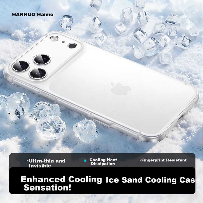 HANNOUO iPhone 17 Pro Max Air Molecular Mist Case