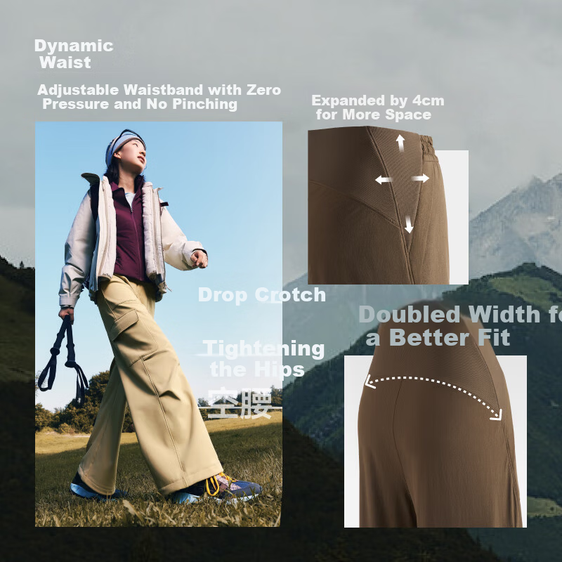 Beneunder Women's Thermal Paratrooper Pants