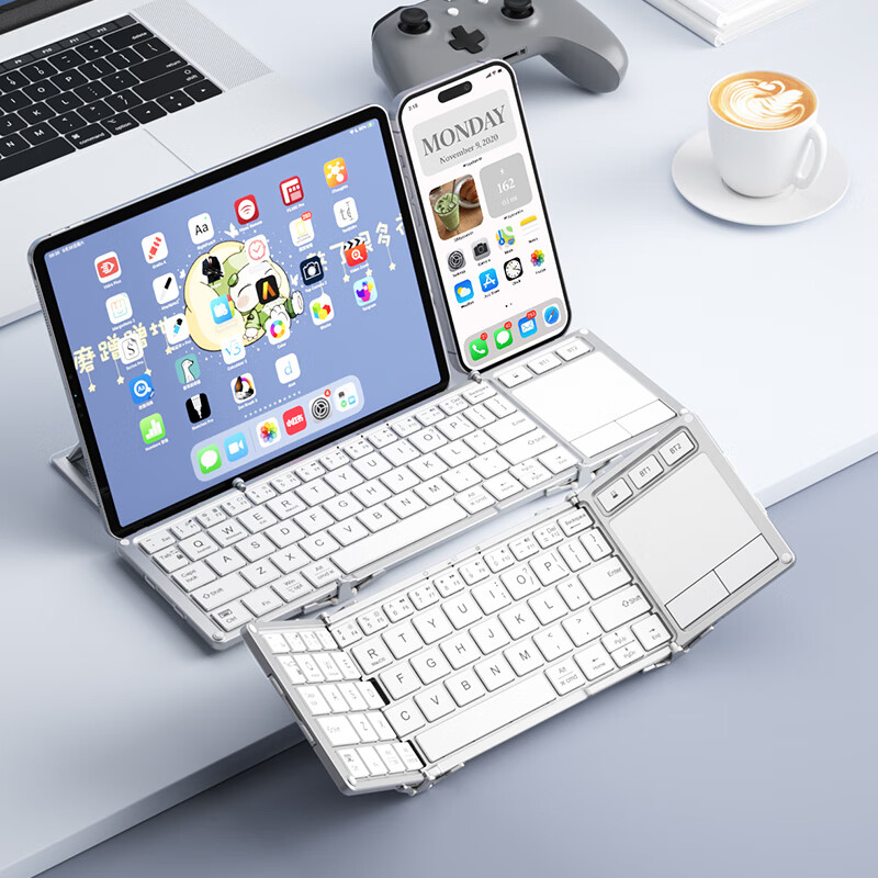 B.O.W HB066 Ultra-thin Foldable Bluetooth Keyboard
