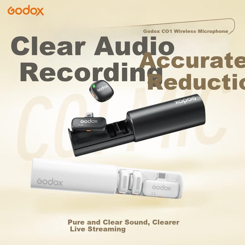 Godox C01 Wireless Lavalier Microphone for Outdoor Use