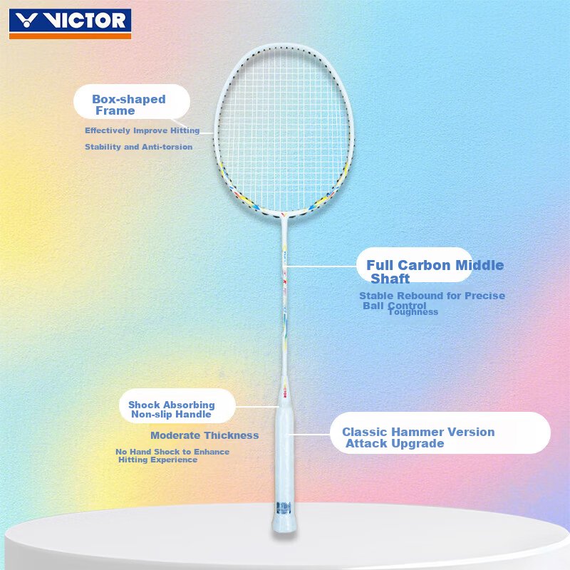 VICTOR Badminton Racket Iron Hammer Upgraded