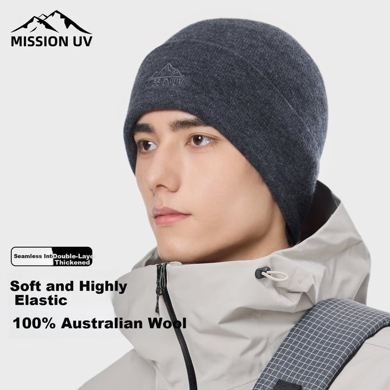 MISSION UV Woolen Hat - Warm Knitted Beanie