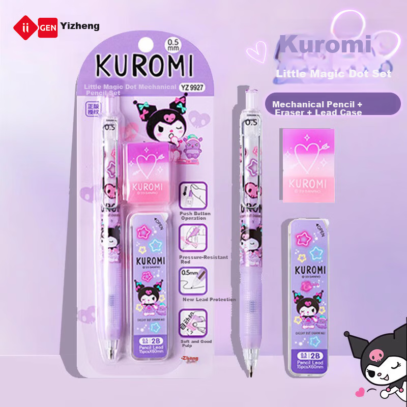 IiGEN Kuromi Mechanical Pencil Set 0.5mm