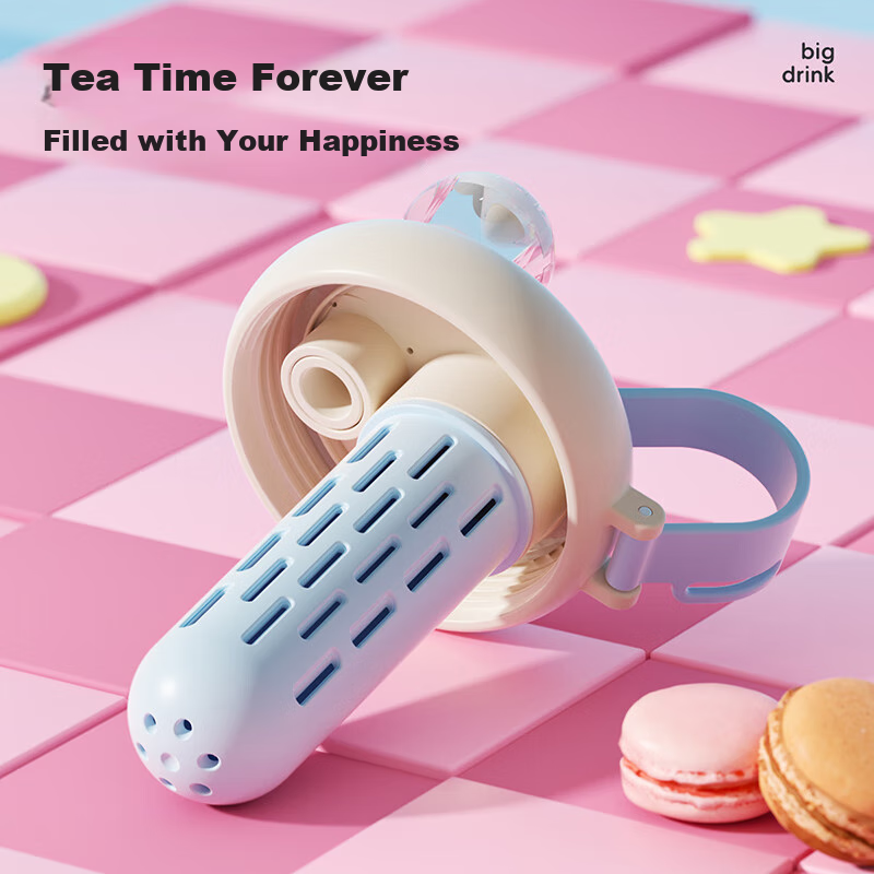 COOKER KING Water Bottle with Tanghulu Straw